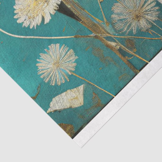  ontkoppeling van de blauwe bloem tissuepapier (Detail)