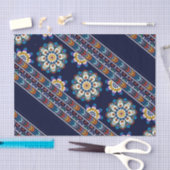 Ontkoppeling van de bohemische onderzeese Chevron Tissuepapier (Craft)