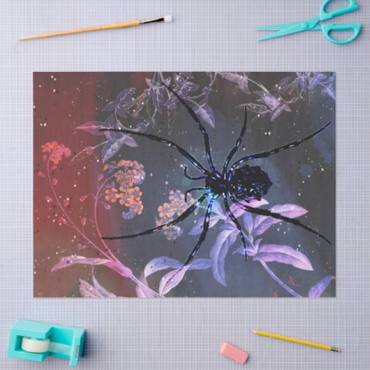 Ontkoppeling van de groene spin tissuepapier (Craft)