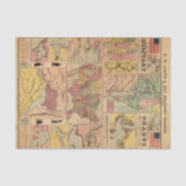  ontkoppeling van de militaire strategische kaart  tissuepapier (Voorkant)