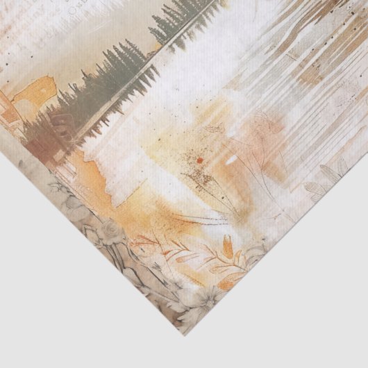 ontkoppeling van de Thanksgiving Tissuepapier (Detail)