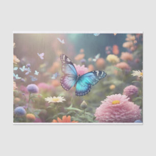 ontkoppeling van de vlinder tissuepapier