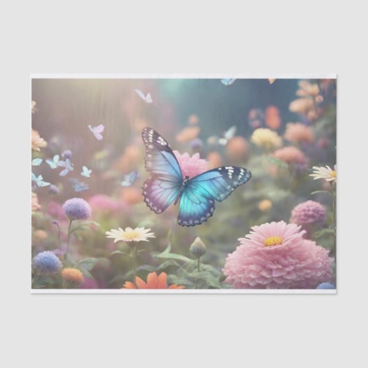  ontkoppeling van de vlinder tissuepapier (Voorkant)