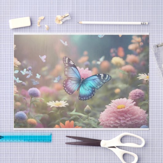  ontkoppeling van de vlinder tissuepapier (Craft)