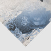 ontkoppeling van de vogelsoorten in het blauw Ant Tissuepapier (Detail)