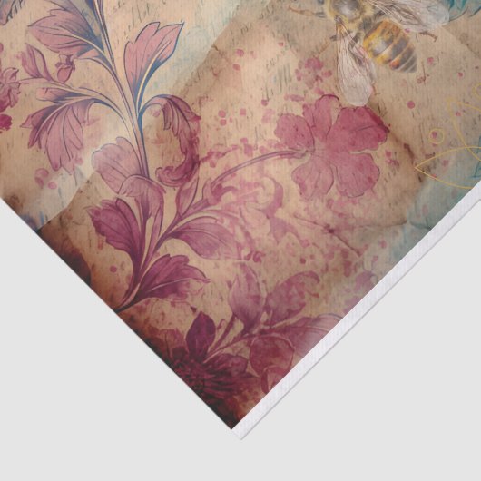 Ontkoppeling van de Waterverf van Honeybee Tissuepapier (Detail)