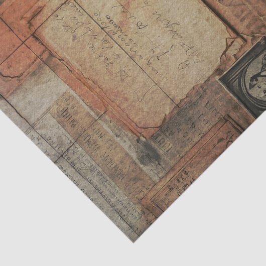 ontkoppeling van  documenten tissuepapier (Detail)