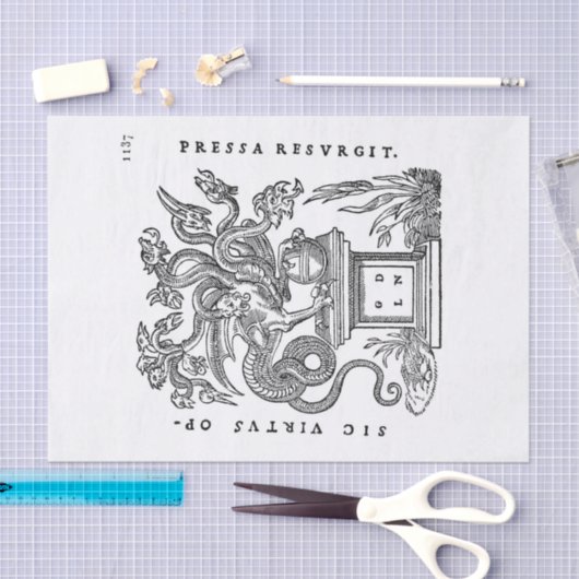 ontkoppeling van drakenkunst tissuepapier (Craft)