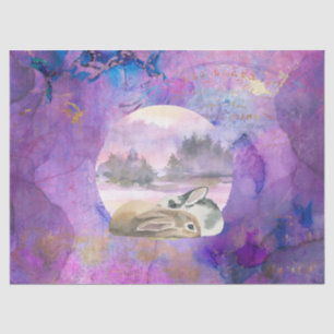 Ontkoppeling van dromen en Paarse gouden Bunnies Tissuepapier