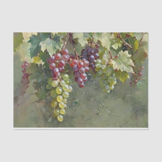 ontkoppeling van druivenstokken tissuepapier (Voorkant)