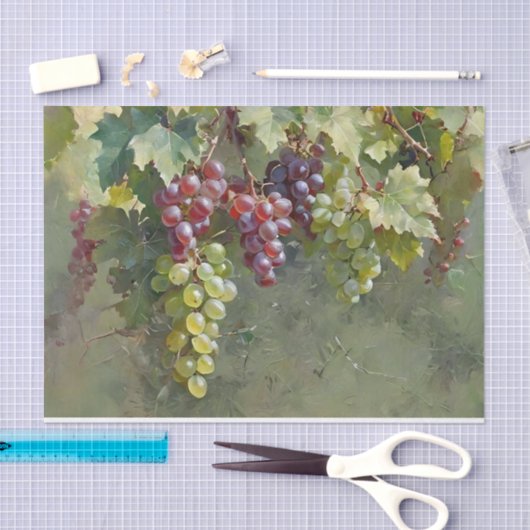 ontkoppeling van druivenstokken tissuepapier (Craft)