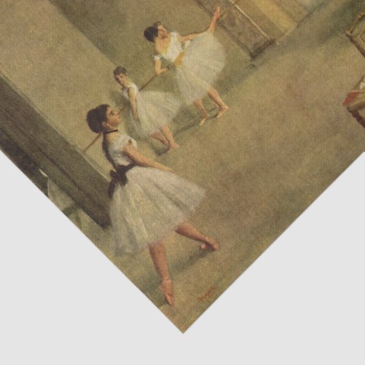 Ontkoppeling van Edgar Germain Hilaire Degas Tissuepapier (Detail)