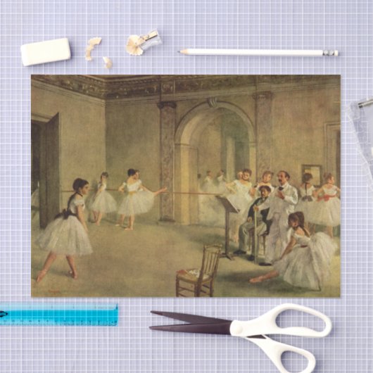 Ontkoppeling van Edgar Germain Hilaire Degas Tissuepapier (Craft)