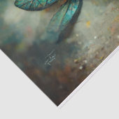 Ontkoppeling van Emerald Dragonfy Tissuepapier (Detail)