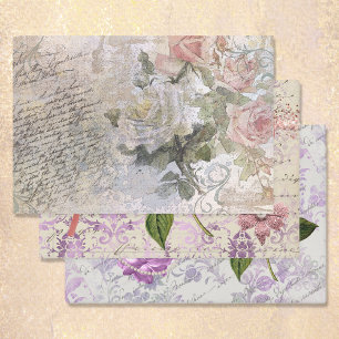 Ontkoppeling van ephemeral Floral Inpakpapier Vel
