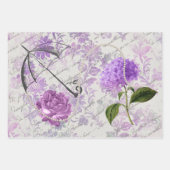 Ontkoppeling van ephemeral Floral Inpakpapier Vel (Voorkant 3)