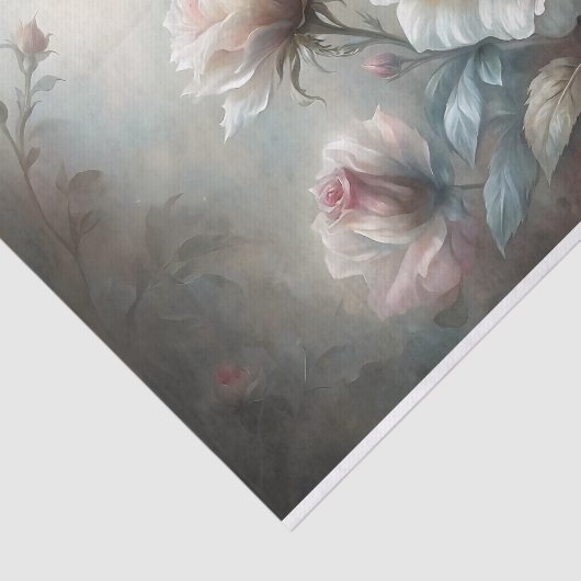 ontkoppeling van etherisch Roos Tissuepapier (Detail)