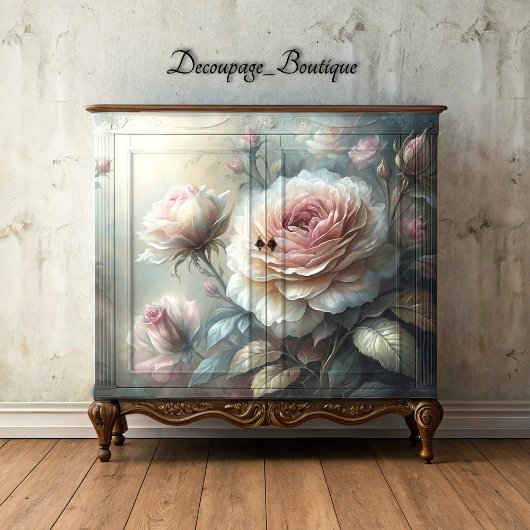 ontkoppeling van etherisch Roos Tissuepapier