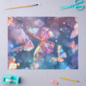 ontkoppeling van etherische kristallijne vlinders tissuepapier (Craft)