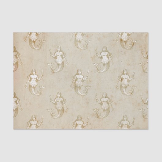  ontkoppeling van Fantasy Mermaid Tissuepapier (Voorkant)