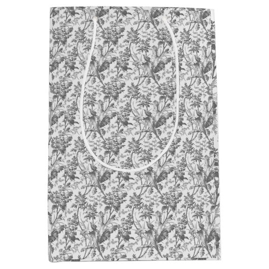 ontkoppeling van Floral Chinoiserie Medium Cadeauzakje (Voorkant)