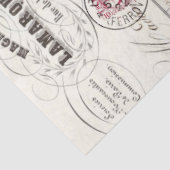 Ontkoppeling van Floral Ephemera Tissuepapier (Detail)