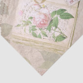 ontkoppeling van Floral French Scrapbook Ephemera Tissuepapier (Detail)