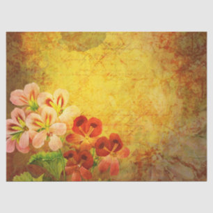 Ontkoppeling van Floral Grunge Tissuepapier