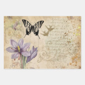  ontkoppeling van Floral Inpakpapier Vel (Voorkant 3)