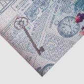 Ontkoppeling van Floral Key Ephemera Tissuepapier (Detail)