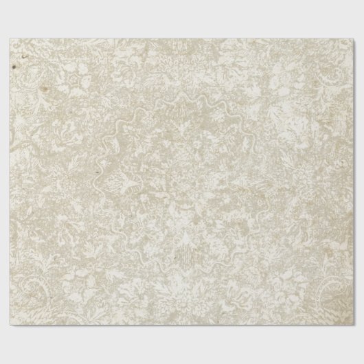  ontkoppeling van Floral Medallion Cadeaupapier (Vlak)