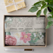 Ontkoppeling van Floral Recipe Tissuepapier (Geschenk)