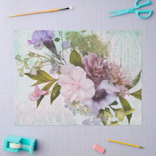  ontkoppeling van Floral Tissuepapier (Craft)