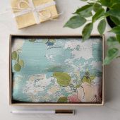  ontkoppeling van Floral Tissuepapier (Geschenk)