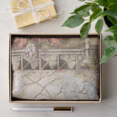 Ontkoppeling van Floral Wisteria en Fan Tissuepapier (Geschenk)