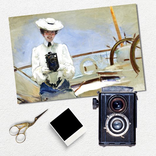 ontkoppeling van fotograaf tissuepapier