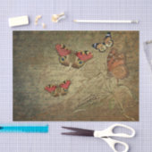 Ontkoppeling van gekruiste vlinder tissuepapier (Craft)