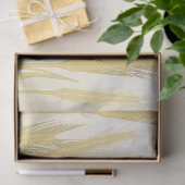 Ontkoppeling van Golden Wheat Field Harvest Tissuepapier (Geschenk)