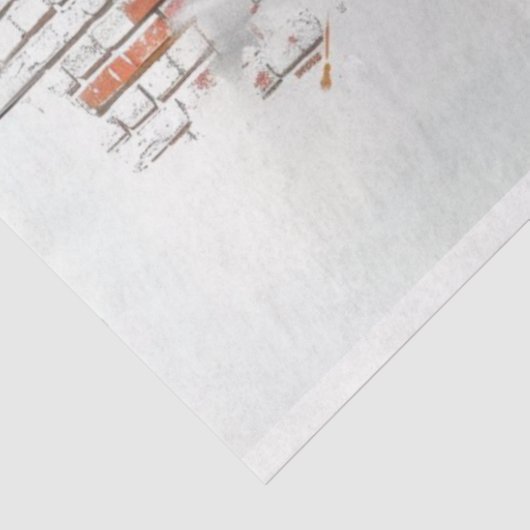 Ontkoppeling van graffiti Art Whale Tissuepapier (Detail)