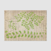  ontkoppeling van groene bloemen tissuepapier (Voorkant)