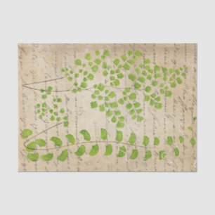  ontkoppeling van groene bloemen tissuepapier