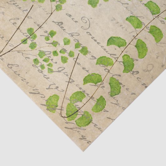  ontkoppeling van groene bloemen tissuepapier (Detail)