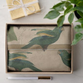 ontkoppeling van groene en gele vogels tissuepapier (Geschenk)