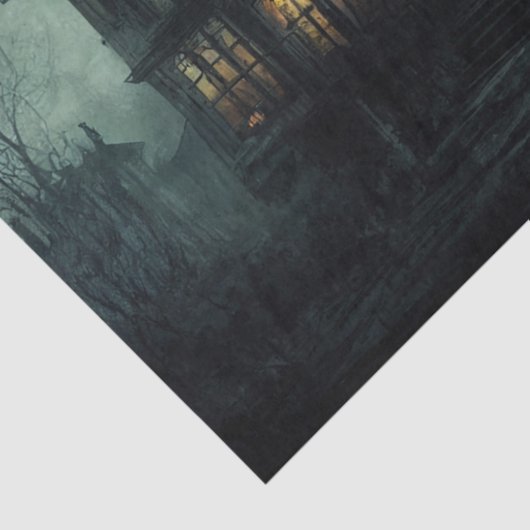 Ontkoppeling van haashuis en vleermuizen tissuepapier (Detail)