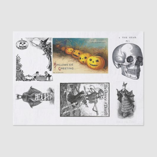 Ontkoppeling van haktmenagerie tissuepapier (Voorkant)