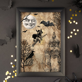 ontkoppeling van Halloween Ephemera Tissuepapier