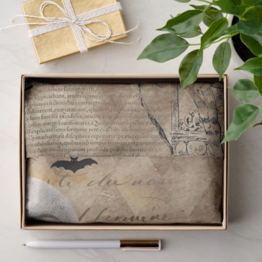  ontkoppeling van Halloween Ephemera Tissuepapier (Geschenk)