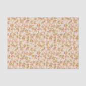 Ontkoppeling van hart en bloemen Valentijns Tissuepapier (Voorkant)