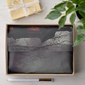 Ontkoppeling van haunted House en Flying Creatpage Tissuepapier (Geschenk)