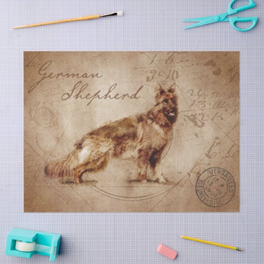 Ontkoppeling van herder tissuepapier (Craft)